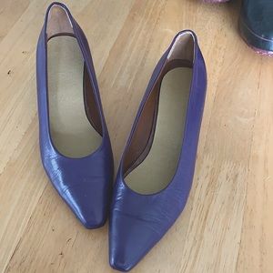 COPY - Purple leather shoes